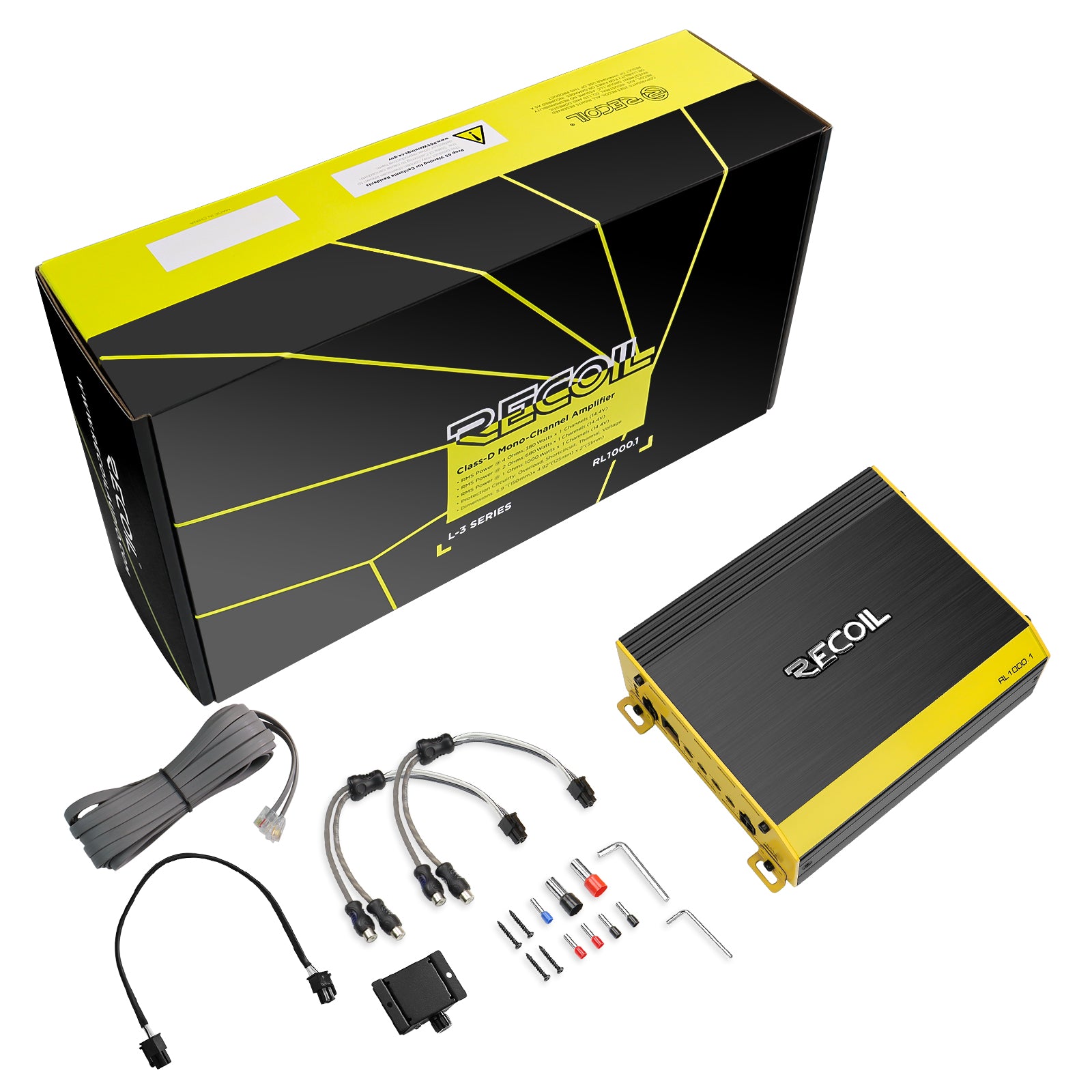 RL1000.1 - 1000 Watss Class-D Mono Amplifier