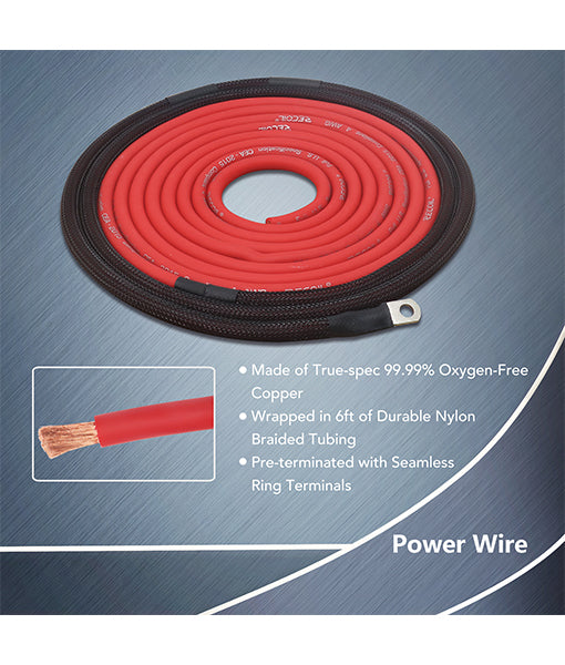 PCK0 - 1/0 AWG 2-ch Amplifier Installation Kit