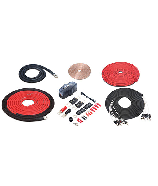 PCK44 - Premium OFC 4awg 4-channel Complete Amp Installation Kit