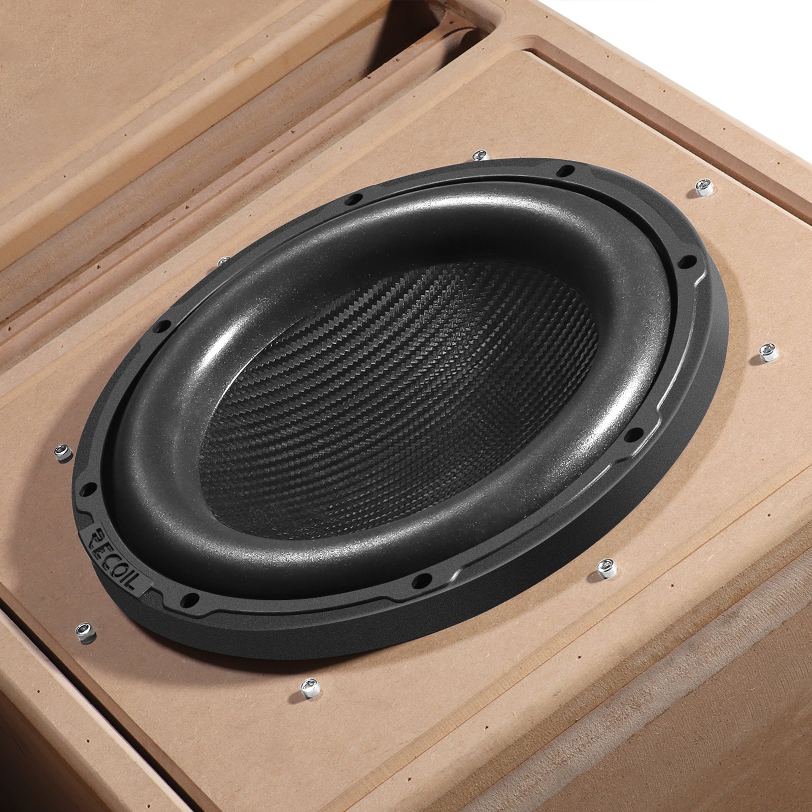 PW8D2 - Echo Pro 8 Inch Subwoofer - 800 Watts Power Dual 2 OHM Voice Coil, 2" Black-coated 4 Layer High Temperature Voice Coil, Competition Grade Impp Cone