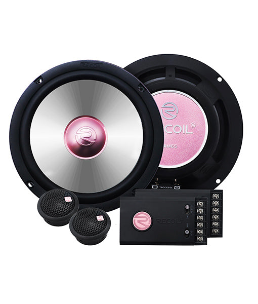 RAM65 - Rose Gold Series 6.5 Inch Car Audio Component Speaker System