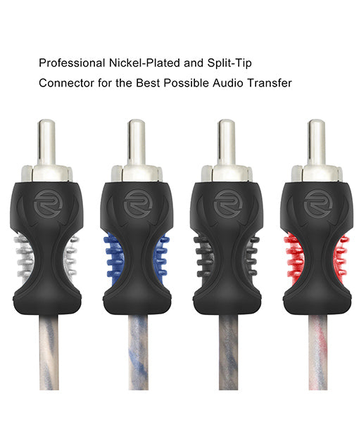 RCI417 - Echo Series 17ft 4-channel Twisted Pair OFC RCA Cable