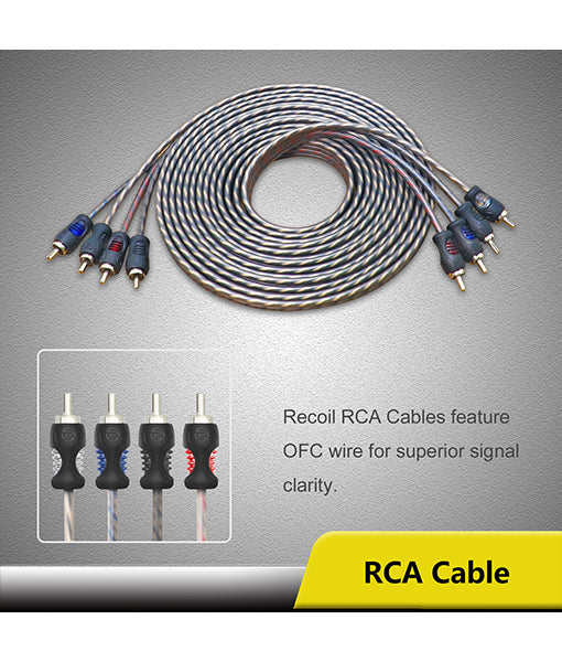 RCK4 - Complete 4 Gauge 2-channel Amplifier Installation Kit