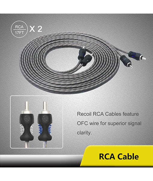 RC4D - 4awg Complete Dual Amp Installation Kit