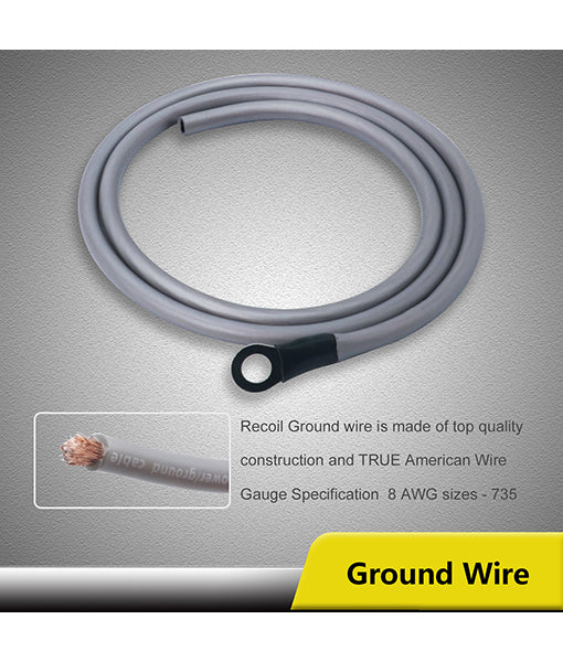 RCK-4 - True 4 Gauge Complete Amplifier Wiring Kits with OFC RCA Cable