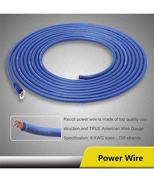 RCK-4 - True 4 Gauge Complete Amplifier Wiring Kits with OFC RCA Cable