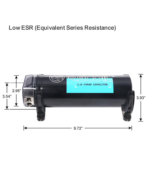 REC1D - 1 Farad Cap, Blue Digital Display, Actual Value: 1.0f, 18sv