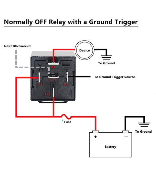 RL3040-K2 - Recoil 40a SPDT Relay Complete Kits (2 Pack)
