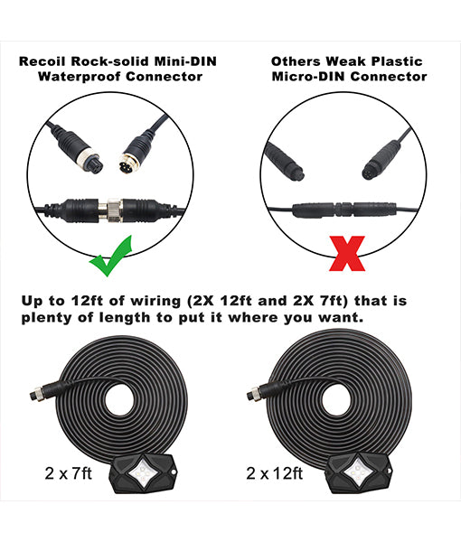 RLK4 - Waterproof Rgbw LED Rock Lights 4 Pods, Underglow Multicolor LED Light for Car Truck ATV UTV Suv Off-road Boat, Bluetooth App and Rf Remote Controller, Music Mode