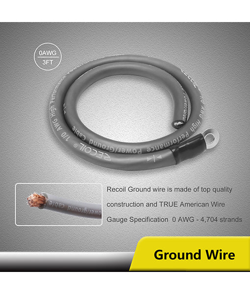 RPK0 - True 0 Gauge CCA Power Installation Wiring Kits
