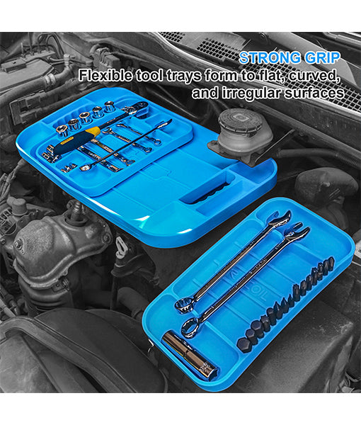 STT-L - Silicone Non-slip Flexible Tool Tray Organizer Large