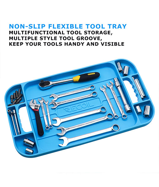 STT-L - Silicone Non-slip Flexible Tool Tray Organizer Large