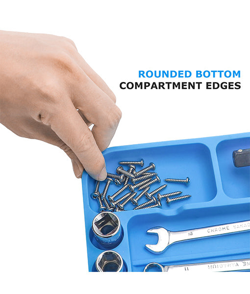 STT-M - Silicone Non-slip Flexible Tool Tray Organizer Medium